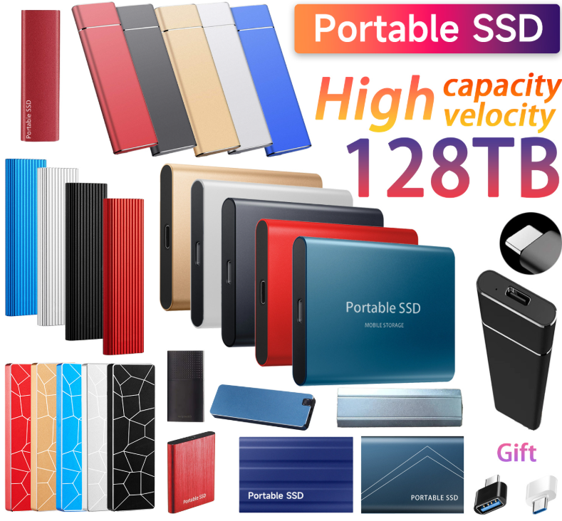 Solid State External Hard Drive 64TB 1TB 2TB USB M.2 Upgrade Expansion