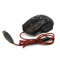 HXSJ Flow Crack Gaming Mouse Colorful Luminous MOUSE 7D Gaming Mouse