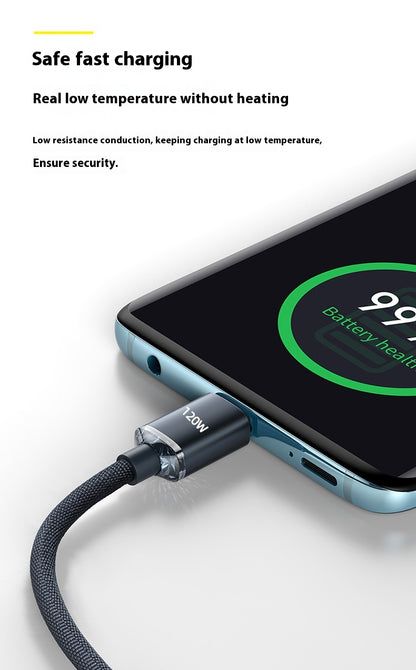 120W fast charge USB Type-C cable