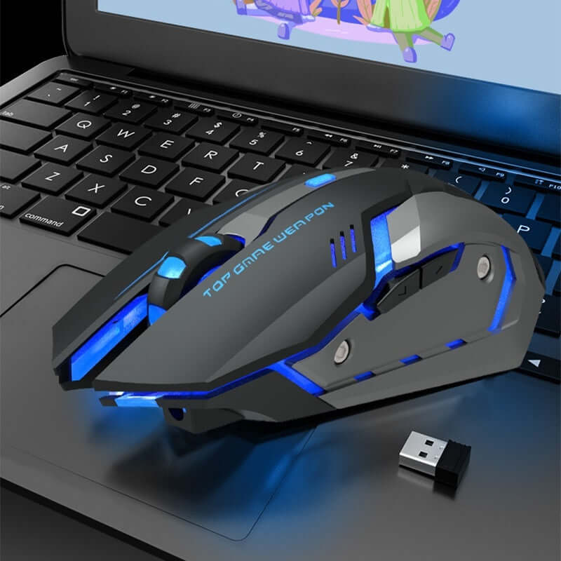 wireless charging mute mouse