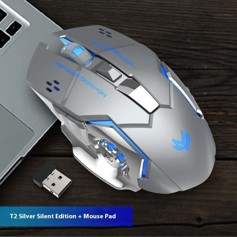 wireless charging mute mouse