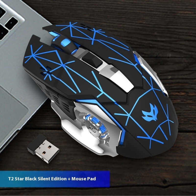 wireless charging mute mouse