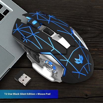 wireless charging mute mouse