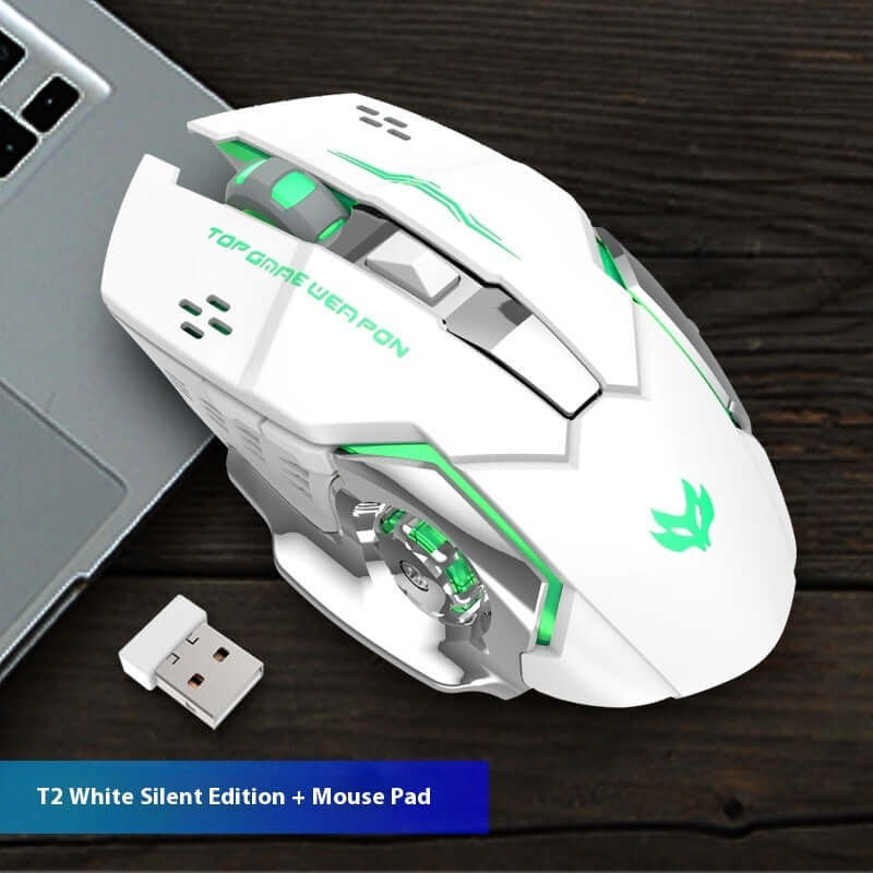 wireless charging mute mouse