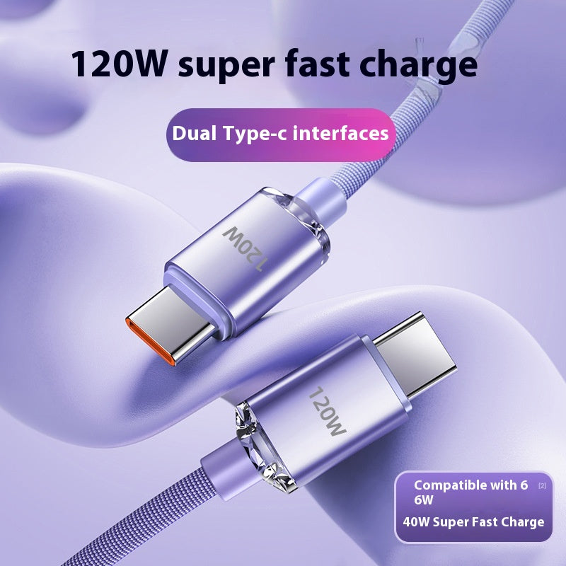 120W fast charge USB Type-C cable