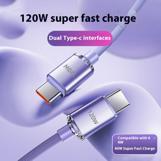 120W fast charge USB Type-C cable