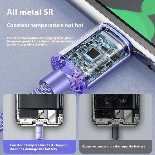 120W fast charge USB Type-C cable
